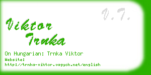 viktor trnka business card